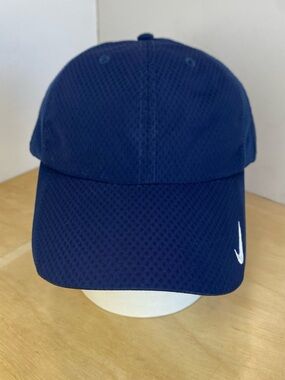 Nike Golf Dri-FIT Navy Blue Adjustable Baseball Cap Hat
